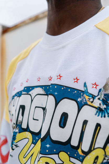 Rhinestone Thermal Longsleeve Raglan Tee